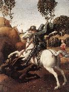 RAFFAELLO Sanzio St George and the Dragon st painting